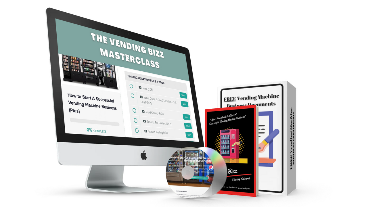 The Vending Bizz University: How to Start A Successful Vending Machine Business (Non-Mentorship)
